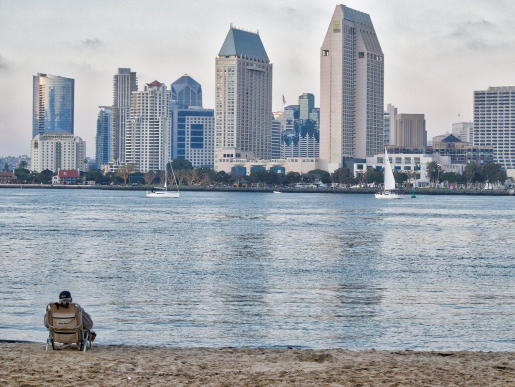 San Diego skyline coronado